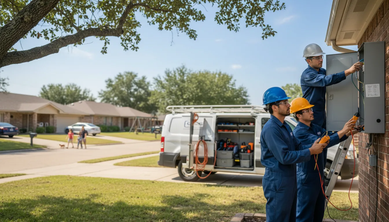 Certified electrician providing emergency electrical services in Amity, MO